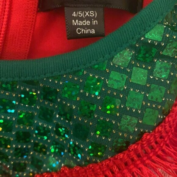 NWT JOJO SIWA Christmas dress bling sequin AMAZING - Picture 12 of 14